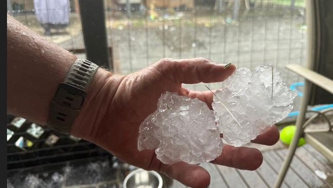 Residents in Tucabia were smashed by hail.