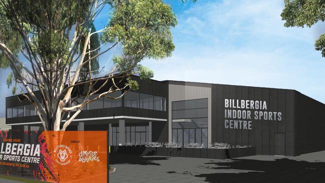 Artist impression for Billbergia Indoor Sports Centre to open at Camellia.