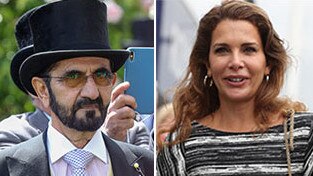 Sheikh Mohammed and Princess Haya.