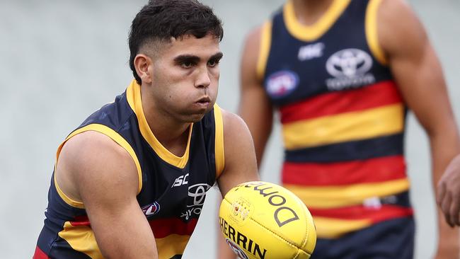 Tyson Stengle has been banned for four games by the Crows for drink-driving offences. Picture: Sarah Reed