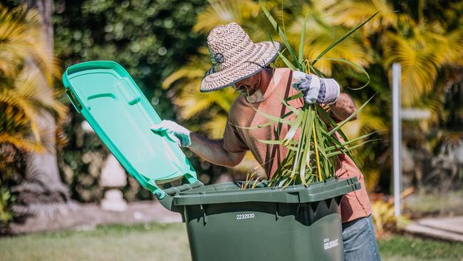 Gold Coast City Council is rolling out green bins across the city.