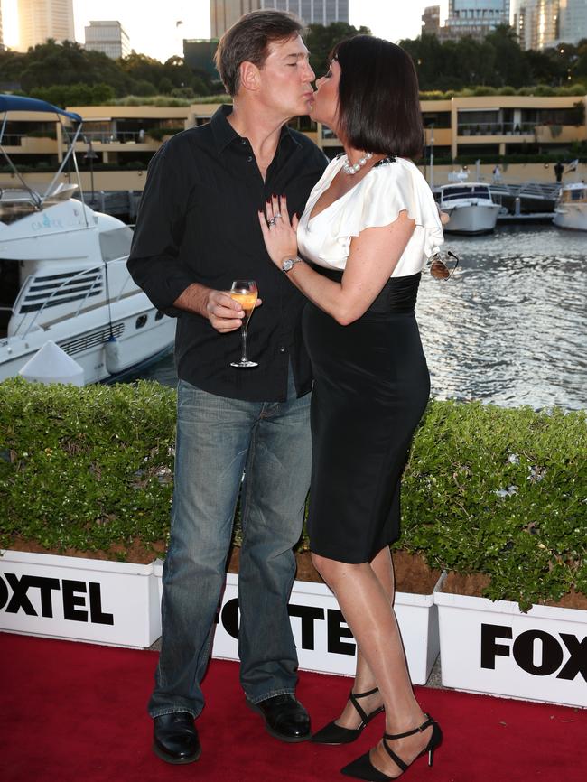 David and Lisa Oldfield at the Real Housewives of Sydney official launch. Picture: Christian Gilles