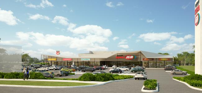 Artist's impression of Pumicestone Marketplace in Caboolture.