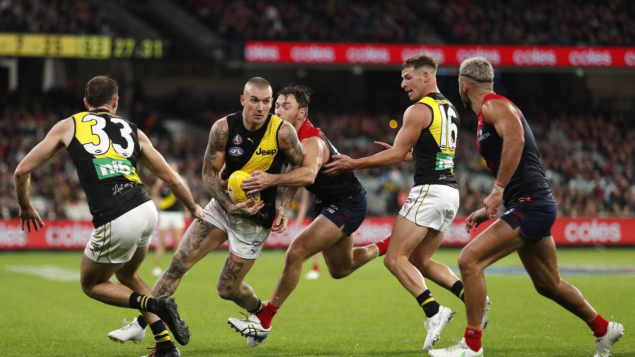 Melbourne got the win against Richmond in the two side’s last encounter. Picture: Getty Images