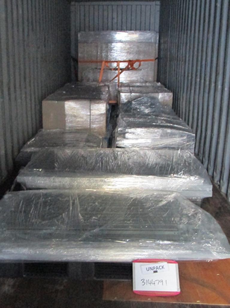 The second largest heroin shipment ever detected in Australia inside a shipment sent from Malaysia to Brisbane. Picture: AFP