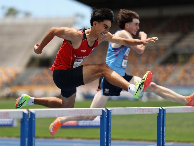 Cameron Badger came away with an Australian Record at the All Schools event. Photo: Cameron Spencer/Getty Images