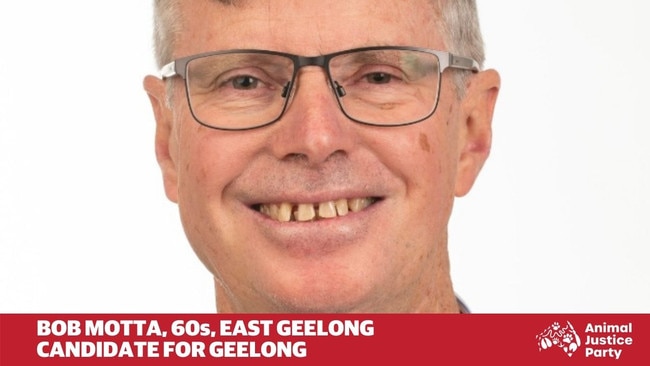 Bob Motta, candidate for Geelong. Picture: Supplied.