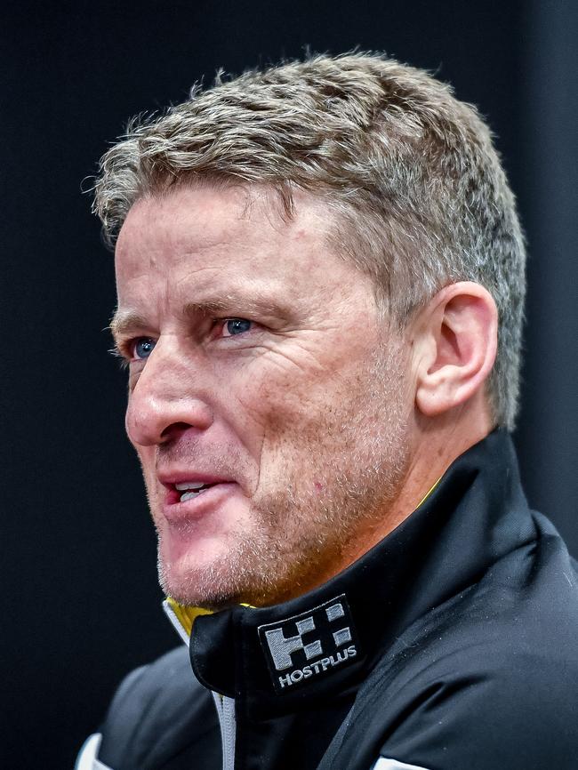 Richmond coach Damien Hardwick isn’t convinced about $1.6 million offers. Picture: Jake Nowakowski