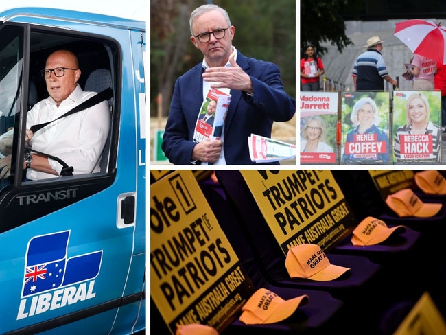 Election ad spending 4x3 of parties