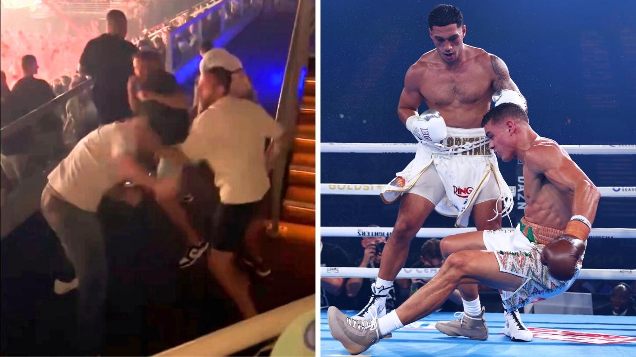 Huge brawl breaks out at Aussie fight night