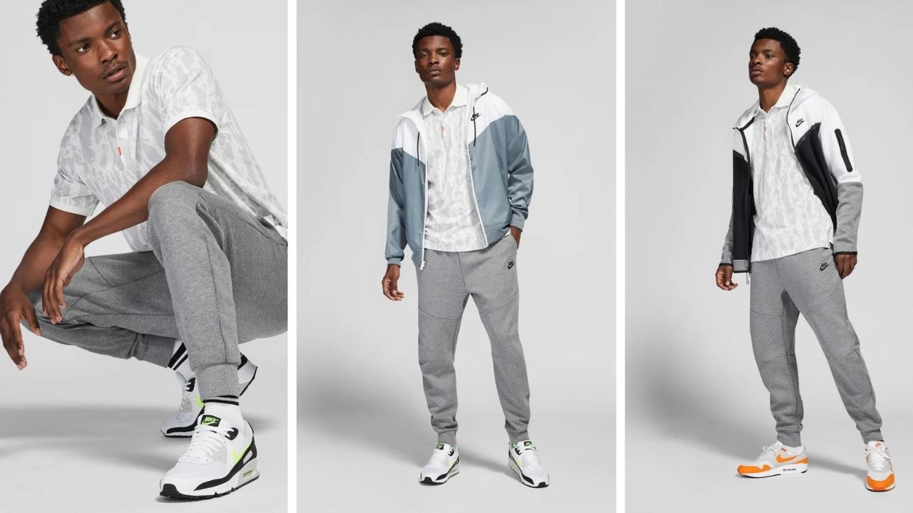 Outfit ideas - How to wear Nike NSW Cotton-Blend Fleece Sweatpants