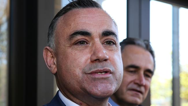 John Barilaro said media pressure forced him to quit the trade post. Picture NCA Newswire/ Gaye Gerard.