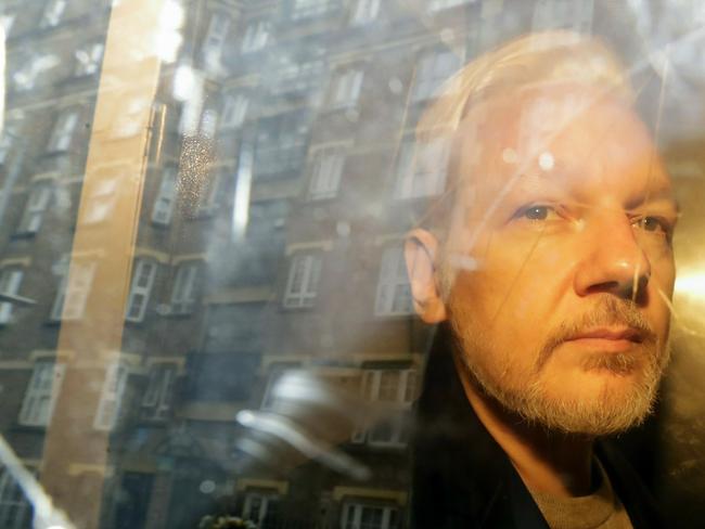 Julian Assange’s health has reportedly deteriorated in prison. Picture: AP