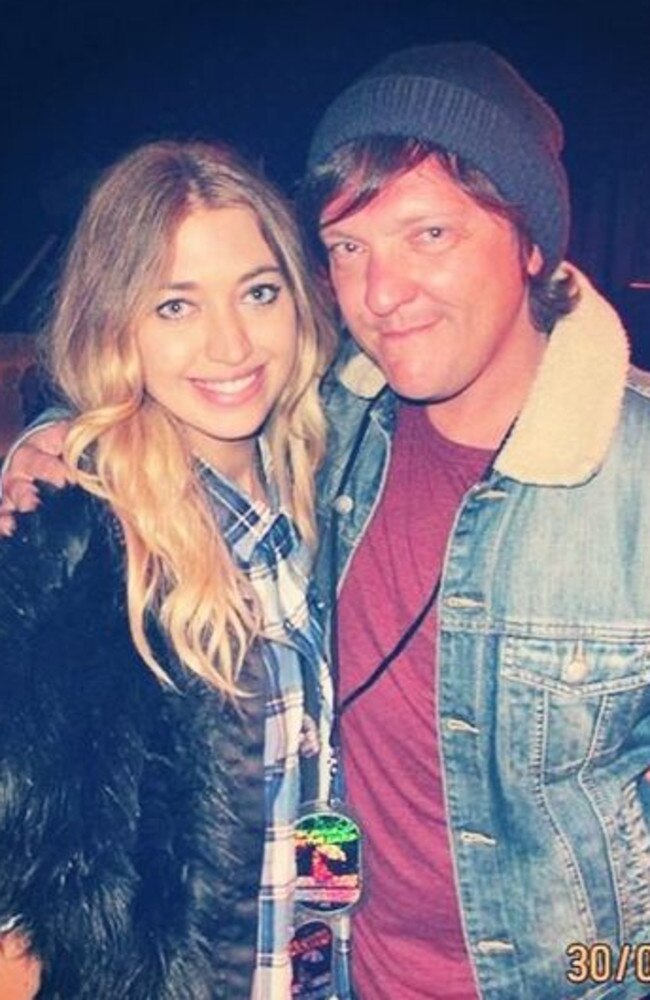 Milly Gattegno and Chris Lilley. Picture: Instagram