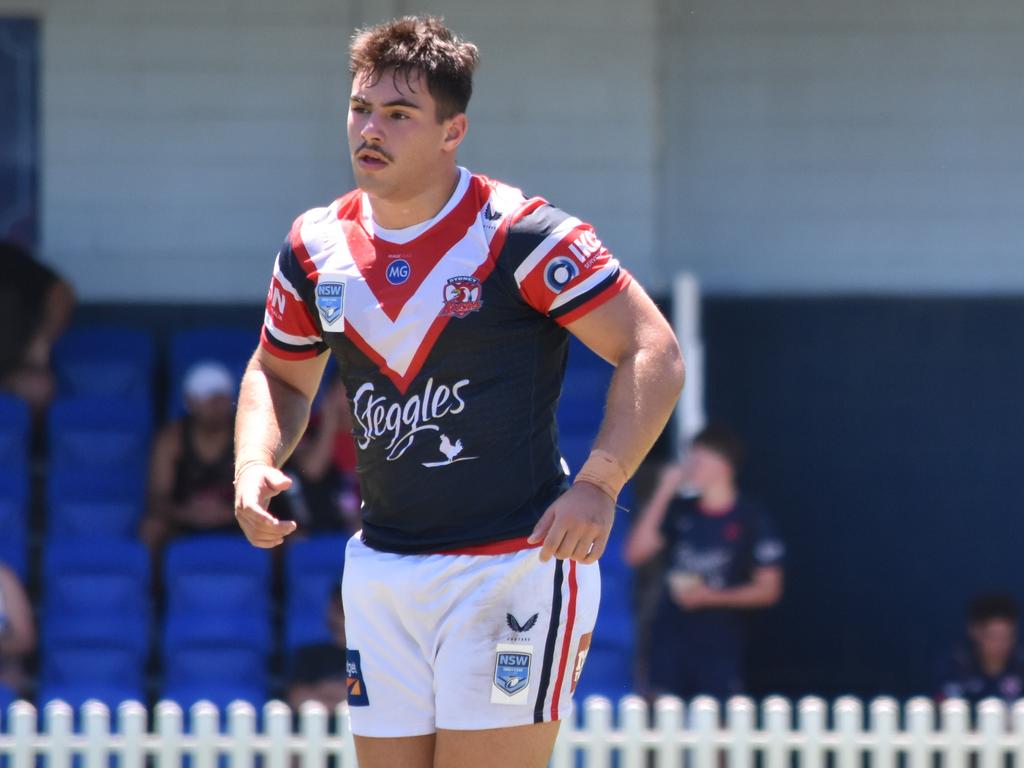 The son of Roosters legend Zach Fittler played SG Ball this year but is on the radar of the Waratahs and Japanese rugby union. Credit: Sean Teuma.