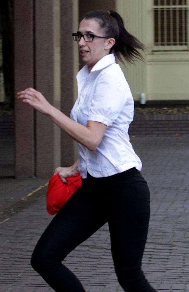 Louise Spiteri-Ahern arrives at court in 2017.