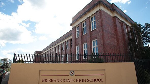 Brisbane State High School has been named in an online viral petition calling for earlier education on sexual consent. Picture: Supplied