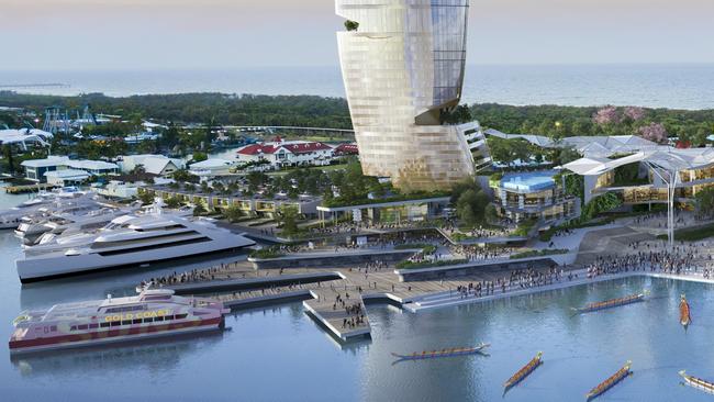 ASF has backed plans for a ferry system in the Broadwater and have included a terminal in their design.