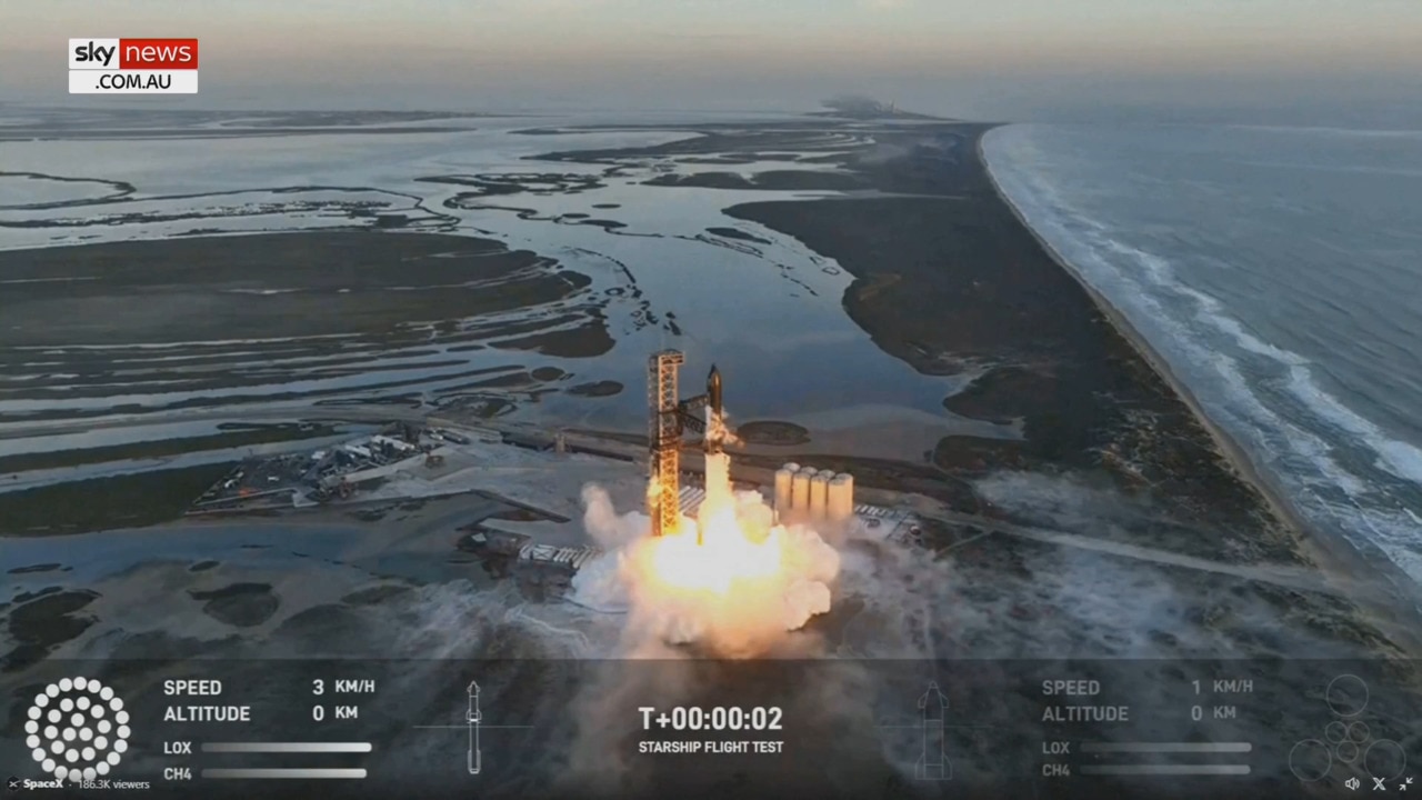 SpaceX Launches Second Starship Flight Test | Sky News Australia