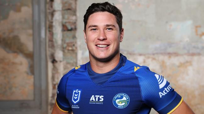 The Daily Telegraph 10.2..2025 Eels Mitch Moses.  The 2025 NRL Telstra Premiership Media Launch. Player representatives from all 17 NRL Clubs.  Picture: Rohan Kelly