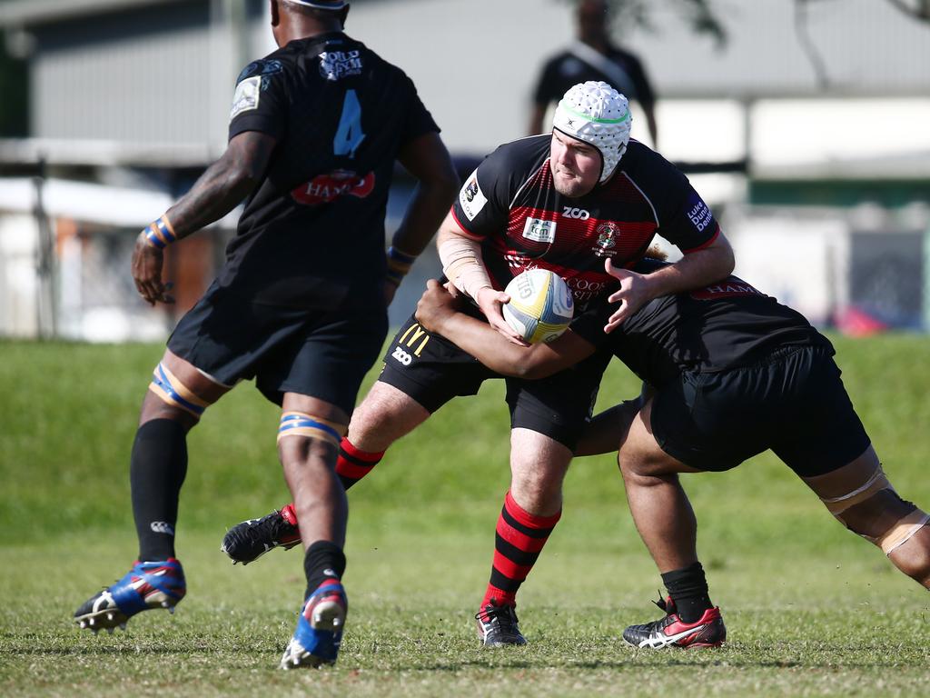 JCU's Nick Moller proves hard to stop.