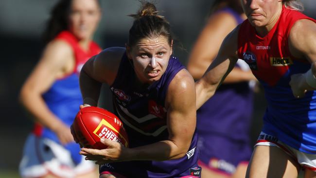 Dockers superstar Kiara Bowers was initially rubbed out by the MRO. Picture: Getty Images