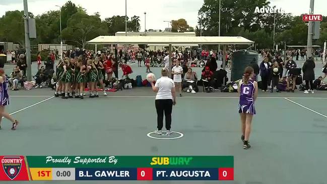 REPLAY: SA Country Netball Championships - Barossa, Light & Gawler vs Port Augusta (U15's Div1 Playoff 5v6) - Court 5