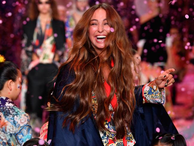 Camilla Franks following the Camilla show at Mercedes-Benz Fashion Week in May, 2018 Picture: Stefan Gosatti/Getty Images