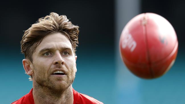 Dane Rampe during Sydney Swans training at the SCG on March 24, 2023. Photo by Phil Hillyard (Image Supplied for Editorial Use only – **NO ON SALES** – Â©Phil Hillyard )