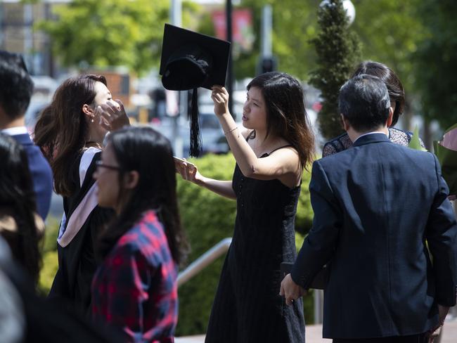 UTAS graduations held at the Hobart Grand Chancellor. Picture: LUKE BOWDEN