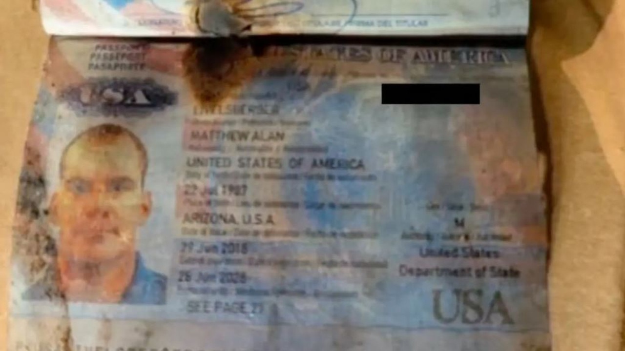 Mr Livelsberger’s passport was also found inside the truck. Picture: LVMPD