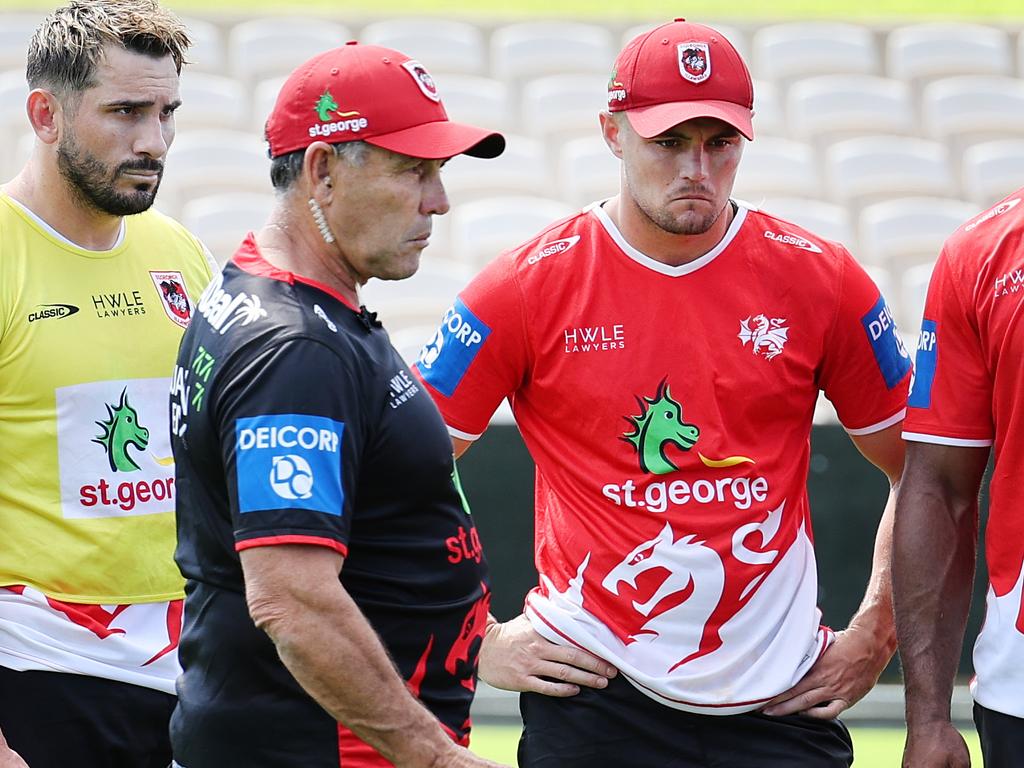 Shane Flanagan will be hoping son Kyle will help lead the Dragons into finals contention this season. Picture: Richard Dobson