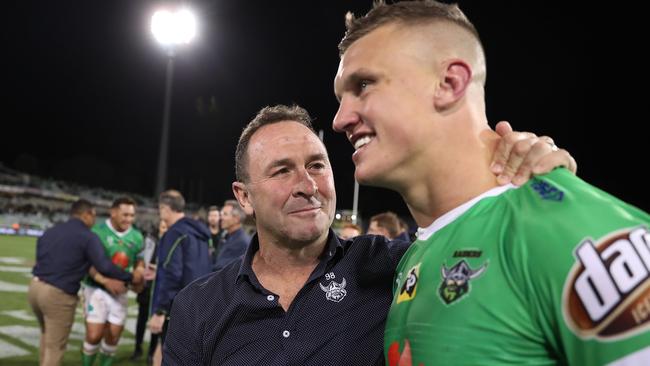 The bond with coach Ricky Stuart could help Canberra’s chances.