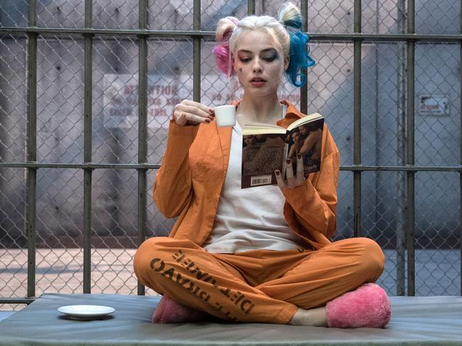 Margot Robbie gives a committed performance as baseball-bat wielding cheerleader Harley Quinn. Picture: Clay Enos / Warner Bros. Pictures via AP