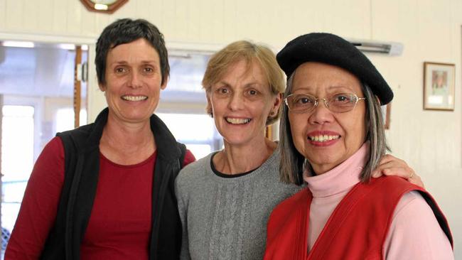 LOOKING AHEAD: SDRAMN members Emma Yates, Anne Wilson and Fiori Cruz are looking forward to seeing the Homestays program offer a place for refugees to retreat to the country. Picture: Marian Faa