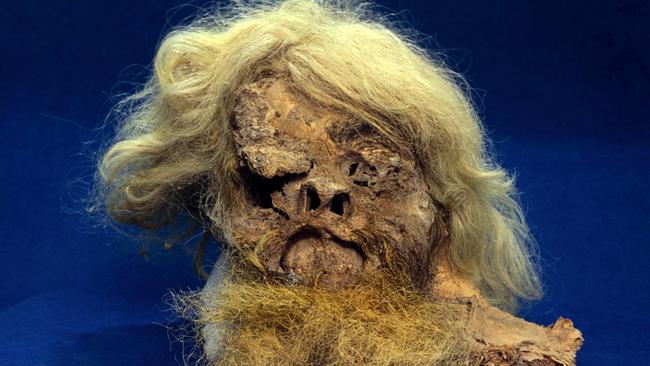 Haunting photos show 10,000 year old mummies. Picture: Eslami Rad/Gamma-Rapho/Getty