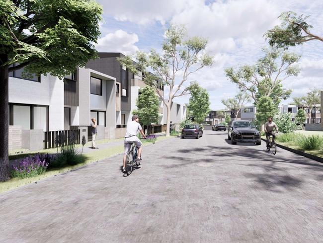 Artist impressions of a proposed development at Camden Valley Way, Leppington. Picture: ClarkeHopkinsClarke