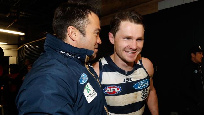 Patrick Dangerfield has called for greater media access. Photo: Adam Trafford/AFL Media/Getty Images