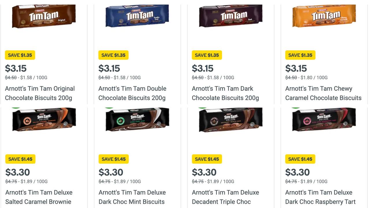 Arnott's Tim Tam Original Biscuits 200 g Online at Best Price