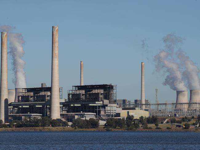 The Liddell coal-fired power station will be fully closed next year. Picture: David Swift