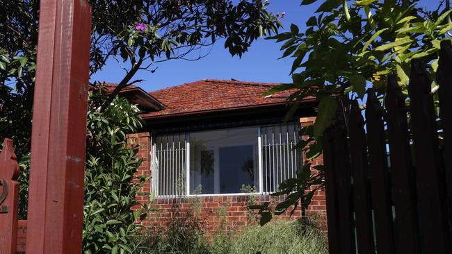 The vacant home where the victim was detained for six days. Picture: Jonathan Ng