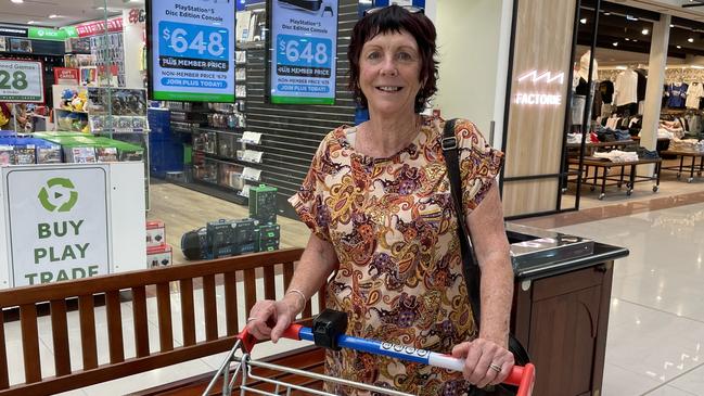 Kate D from the Sunshine Coast was surprised to see all the trolleys chained together at Kmart.