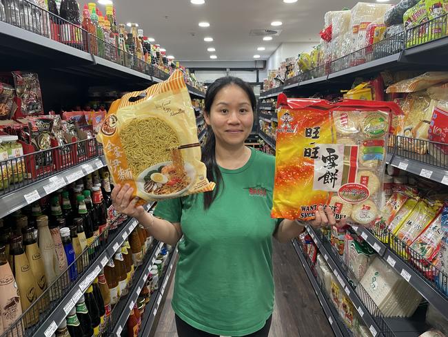 Big Asia Supermarket found and director Anna Kang at her new Big Asia Supermarket at the Willows Shopping Centre. Picture: Leighton Smith.