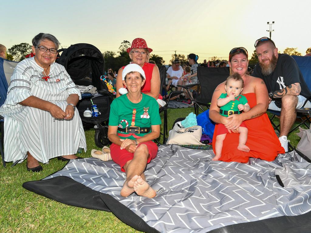 Leon, Kim, baby Wyatt, Shirley, Rosie and Aunty Thelma Ruane.