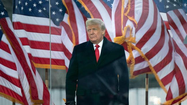 Donald Trump speaks to supporters on January 6, 2021. Picture: AFP