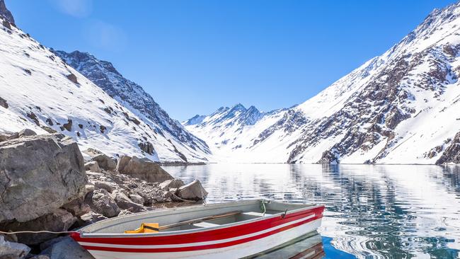 Laguna del Inca in the Chilean Andes. Photo: Getty Images