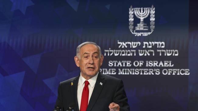 Israeli Prime Minister Benjamin Netanyahu is now deeply unpopular in Israel. Picture: AP