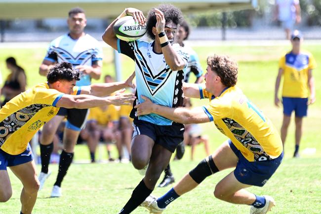 Fiji rugby 7's in Brisbane. Saturday October 6, 2024. Picture, John Gass