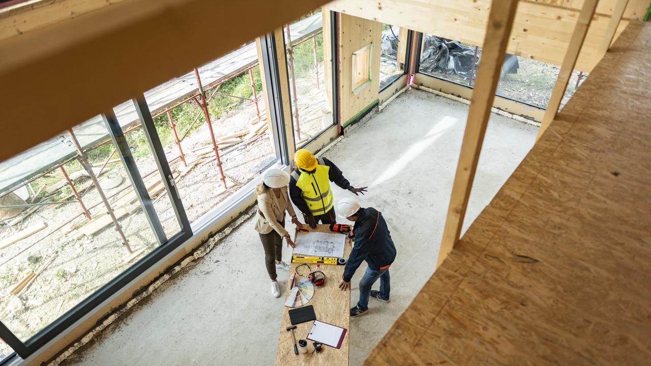 Construction grinds on as Australia faces a growing housing shortfall, driven by rising costs, labour shortages, and planning delays. Picture: iStock