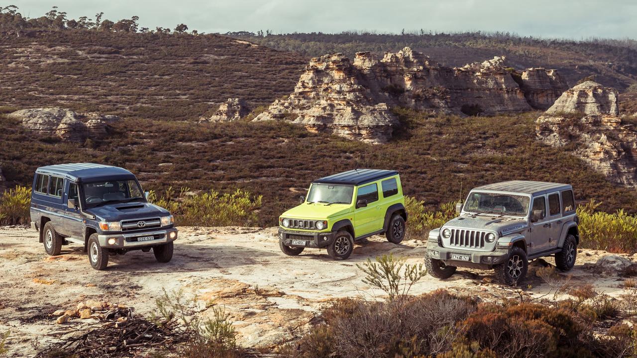 The Jimny can match it with the best four-wheel drives in off-road conditions. Pics by Thomas Wielecki